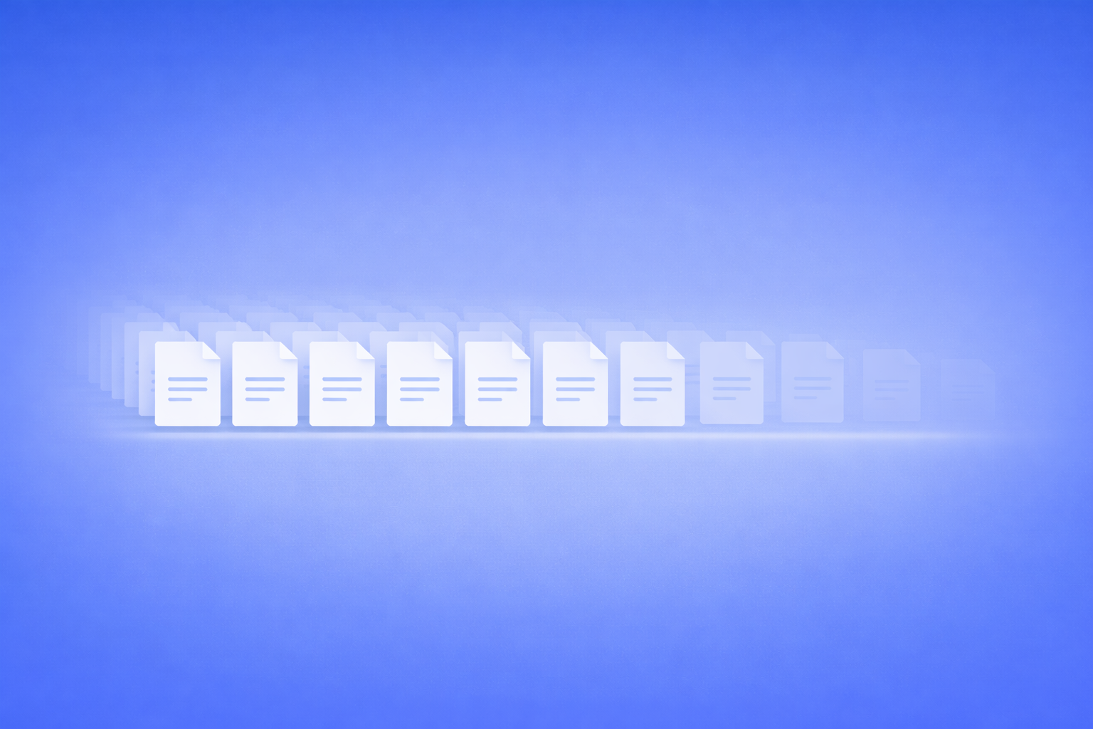 Conceptual illustration showing a gradual reduction in audience presence as content progresses, representing directional consumption benchmarks