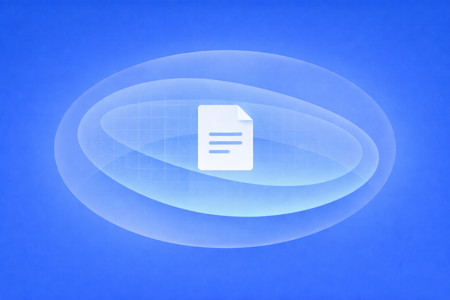 Conceptual illustration showing a central content object surrounded by three translucent layers representing behavior, structure, and format influences