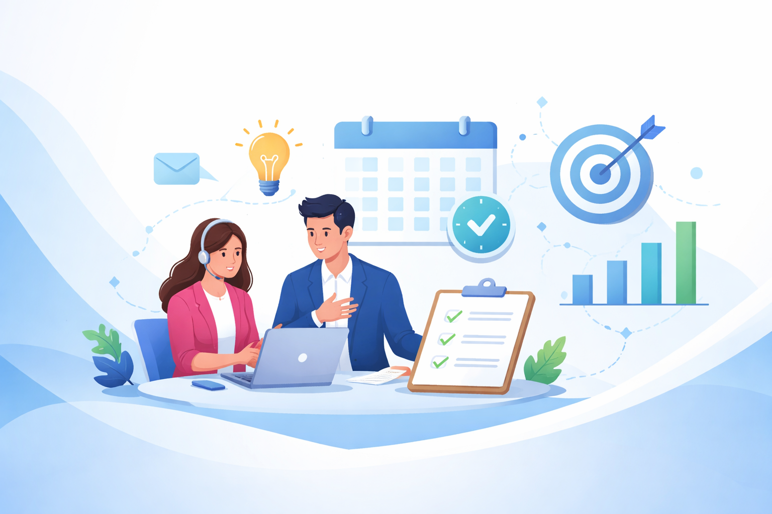 Generic service consultation illustration