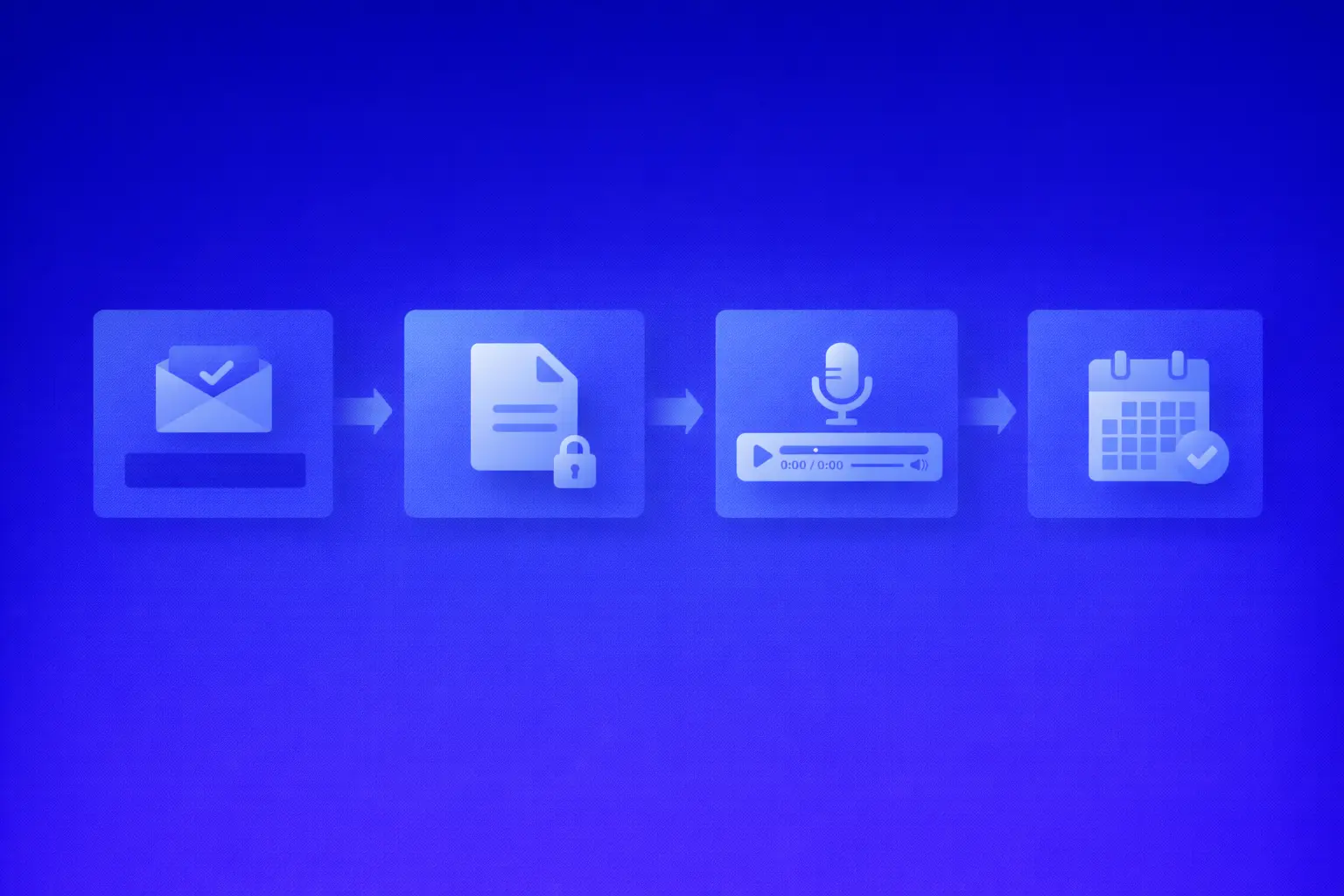Illustration of an accounting firm lead generation funnel using PDF downloads and audio walkthroughs.