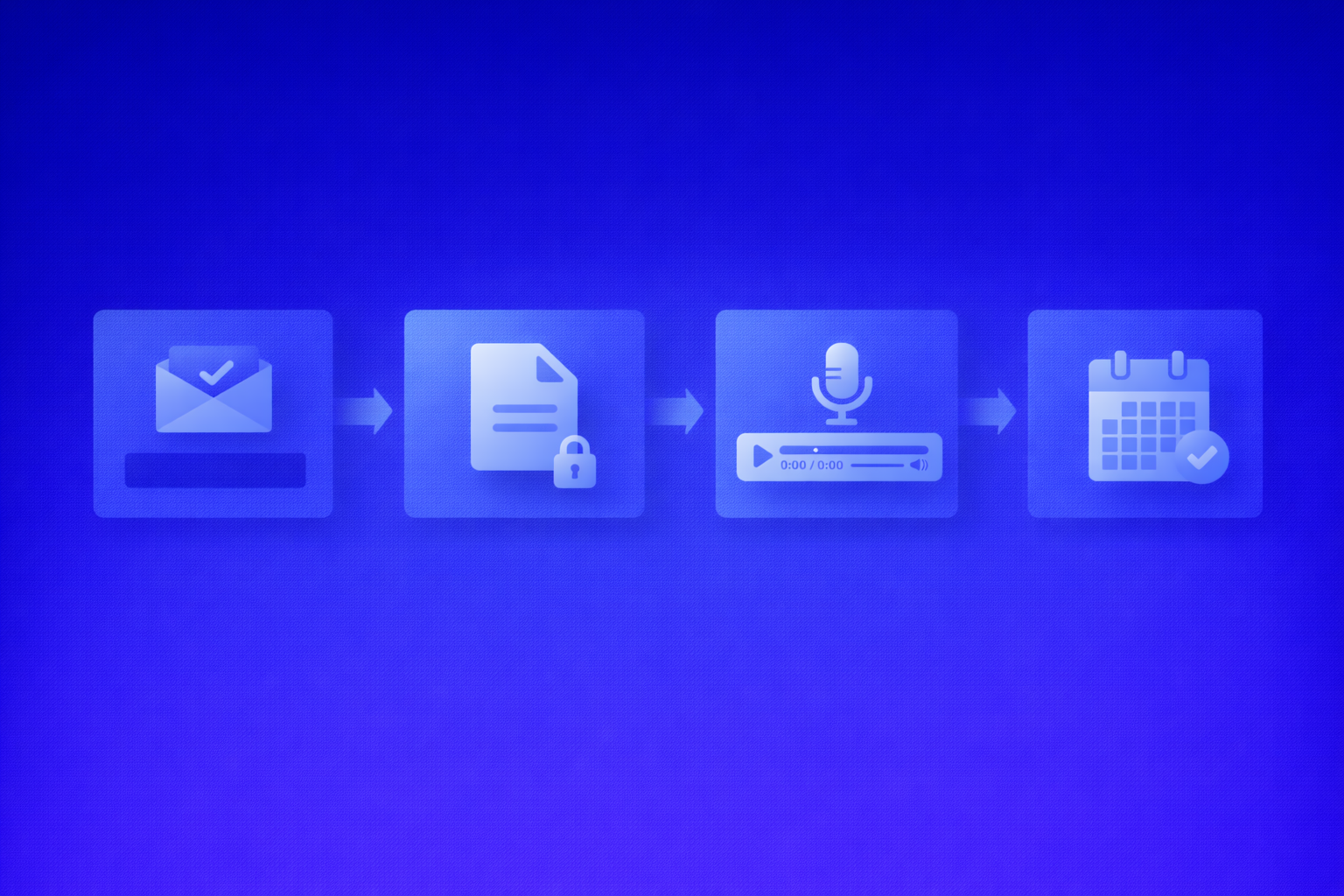 Illustration of an accounting firm lead generation funnel using PDF downloads and audio walkthroughs.