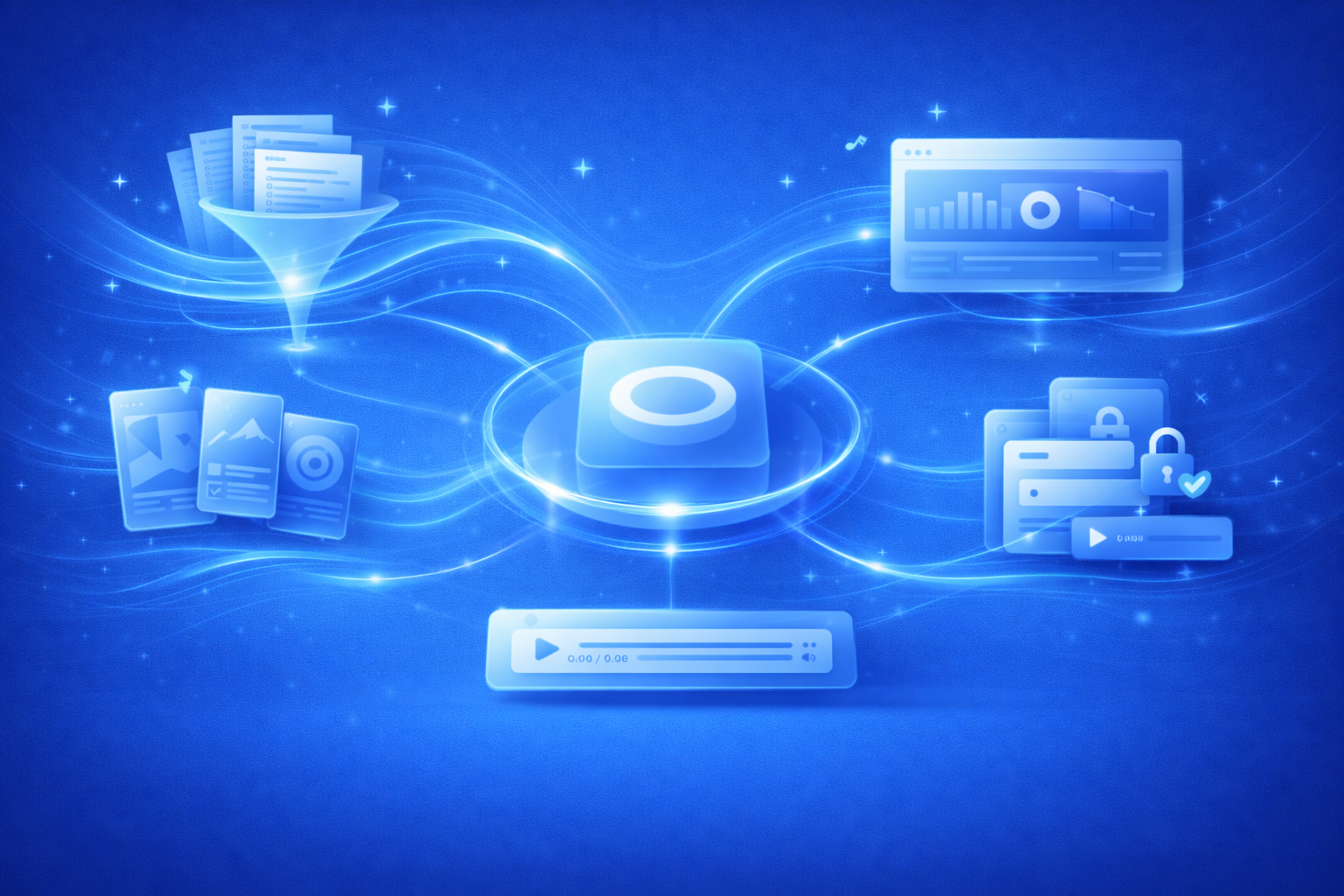 PDF to audio software illustration