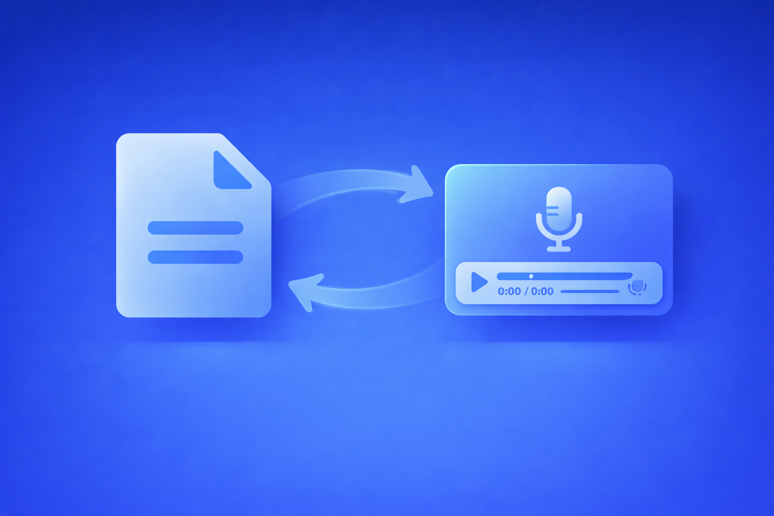 Illustration of a PDF and audio player working together for accounting firm client resources.