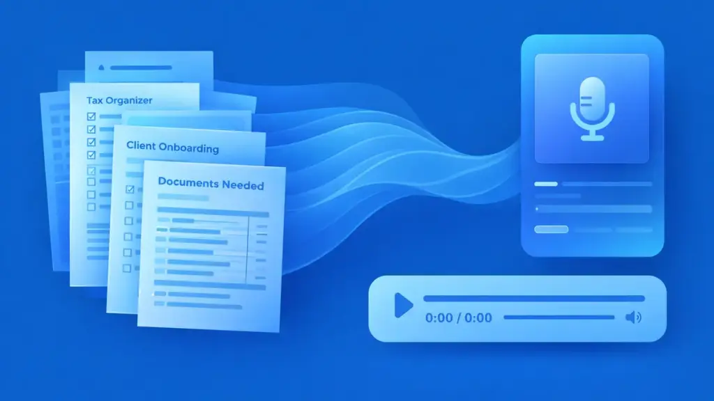 Accounting Firm Client Resources: Turn PDFs Into Audio Guides That Capture More Leads